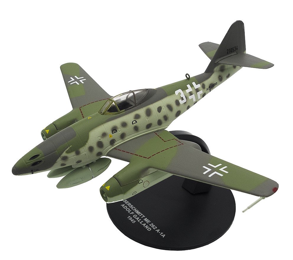 Messerschmitt-ME-262-A-1A,-piloto-Adolf-Galland,-1945,-1-72,-Atlas ...