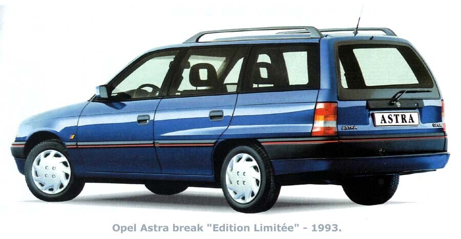 OPEL Astra Break Edition limitée 1993 - Albums convertis - Forum Auto