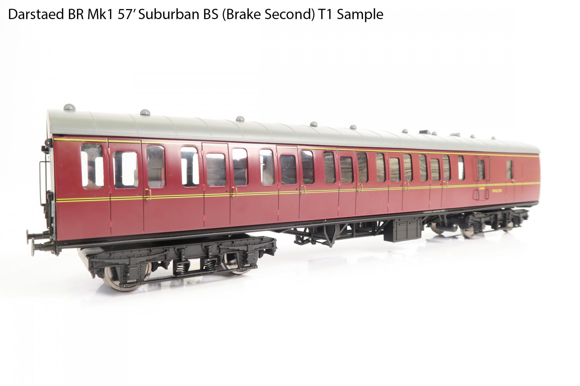 Darstaed 7mm Finescale O Gauge BR 57' Mk1 Suburban Coaches - Darstaed ...