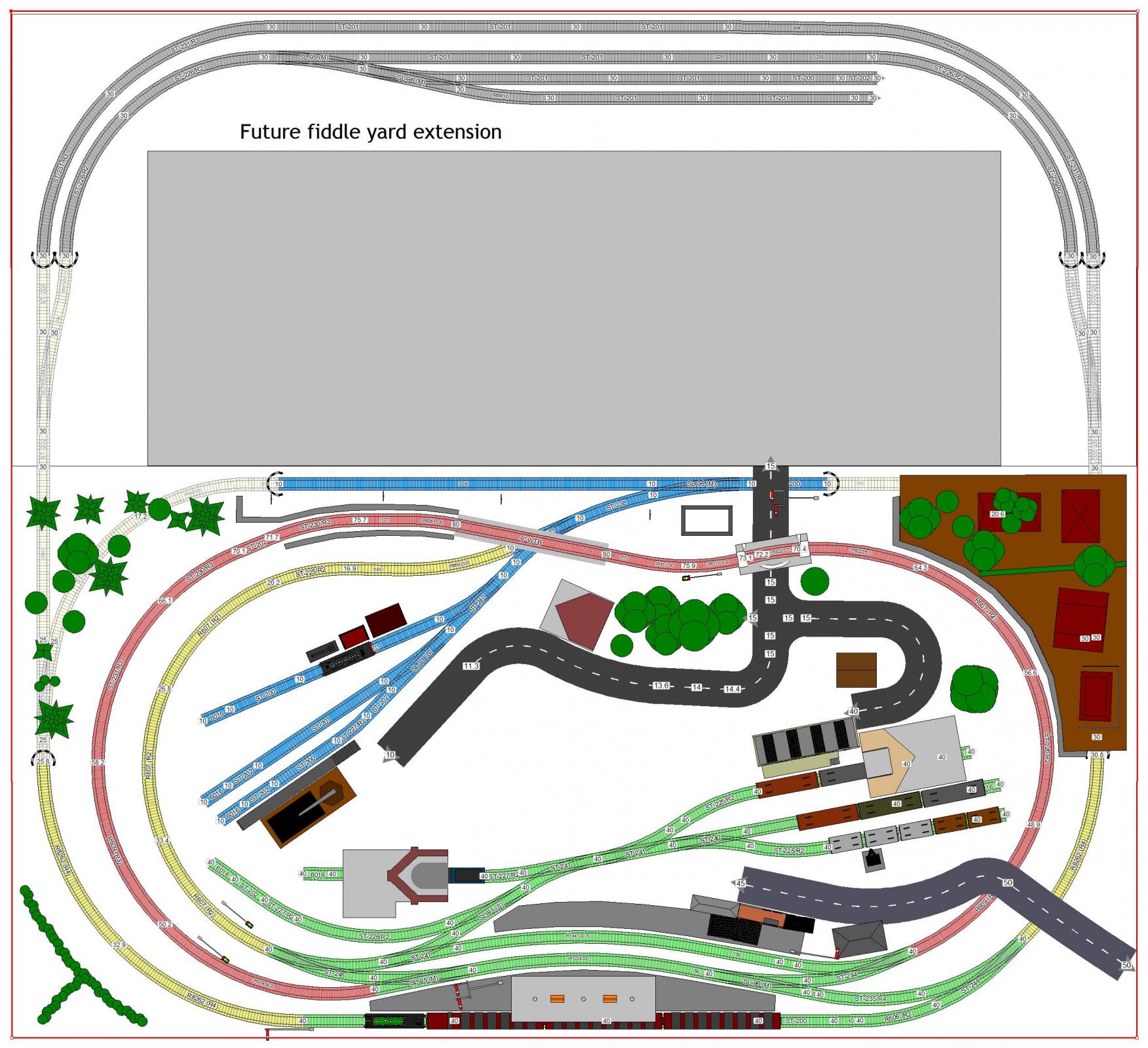 A new family 8x4 layout - Layout & Track Design - RMweb