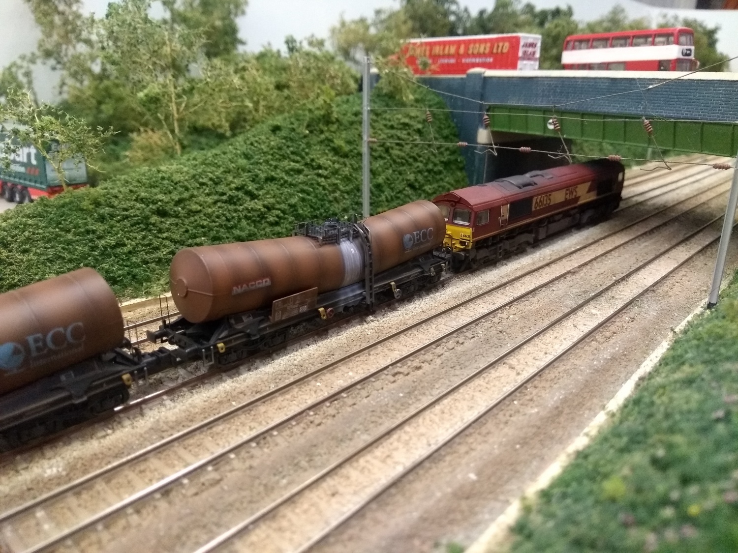 Dallam Sidings (Warrington) - N Gauge WCML 2001 Macclesfield Show 20th ...