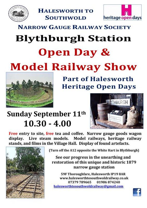 Blythburgh Station Open Day & MRE Sunday 11th September - Exhibitions ...