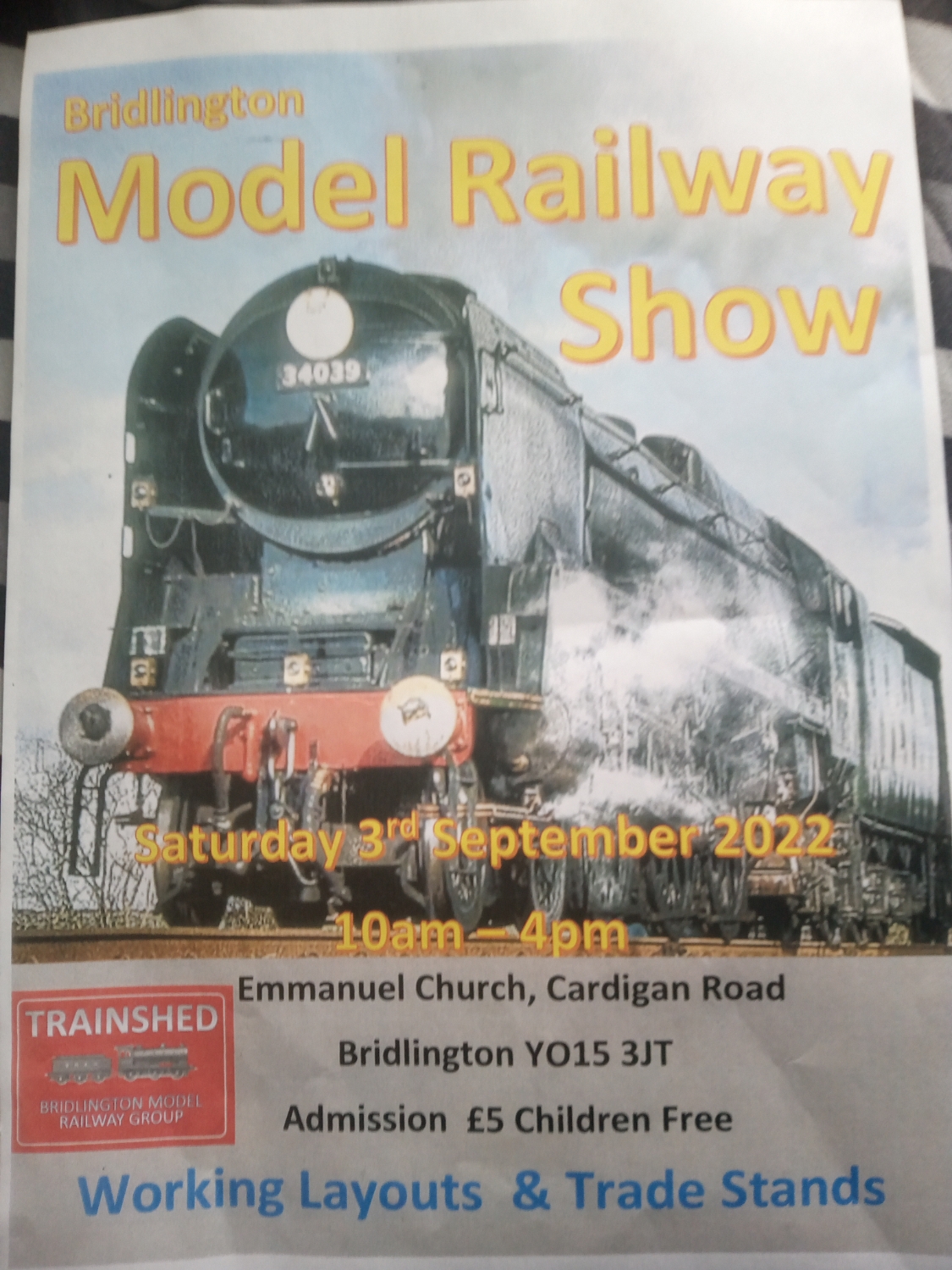 Getting Draxbridge ready for the Bridlington model railway show ...