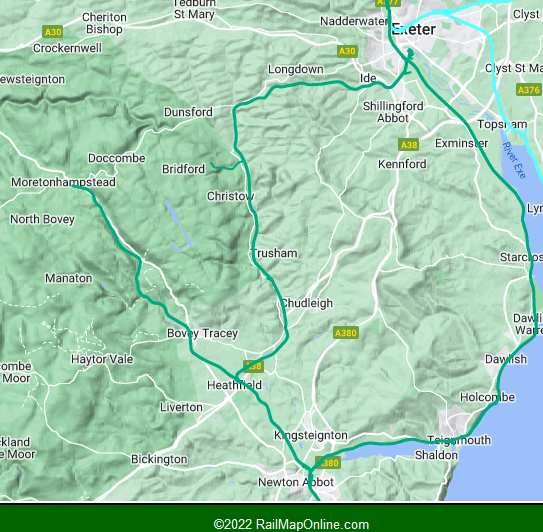 Moretonhampstead branch and Teign Valley Line - Disused Railways - RMweb