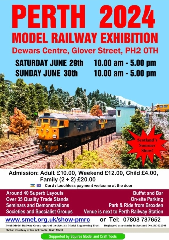 Perth Model Railway Exhibition 29 and 30 June 2024 Exhibitions RMweb